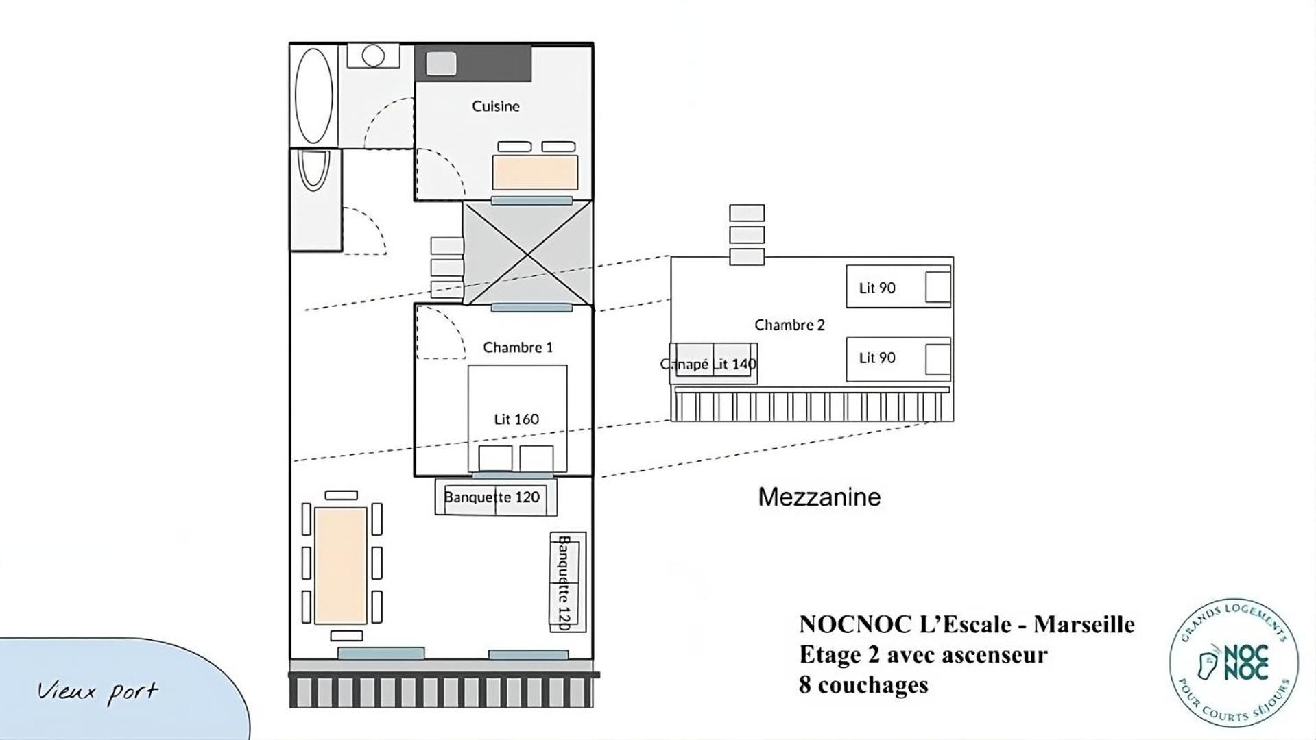 Apartamento NOCNOC- L'Escale Marsella Exterior foto